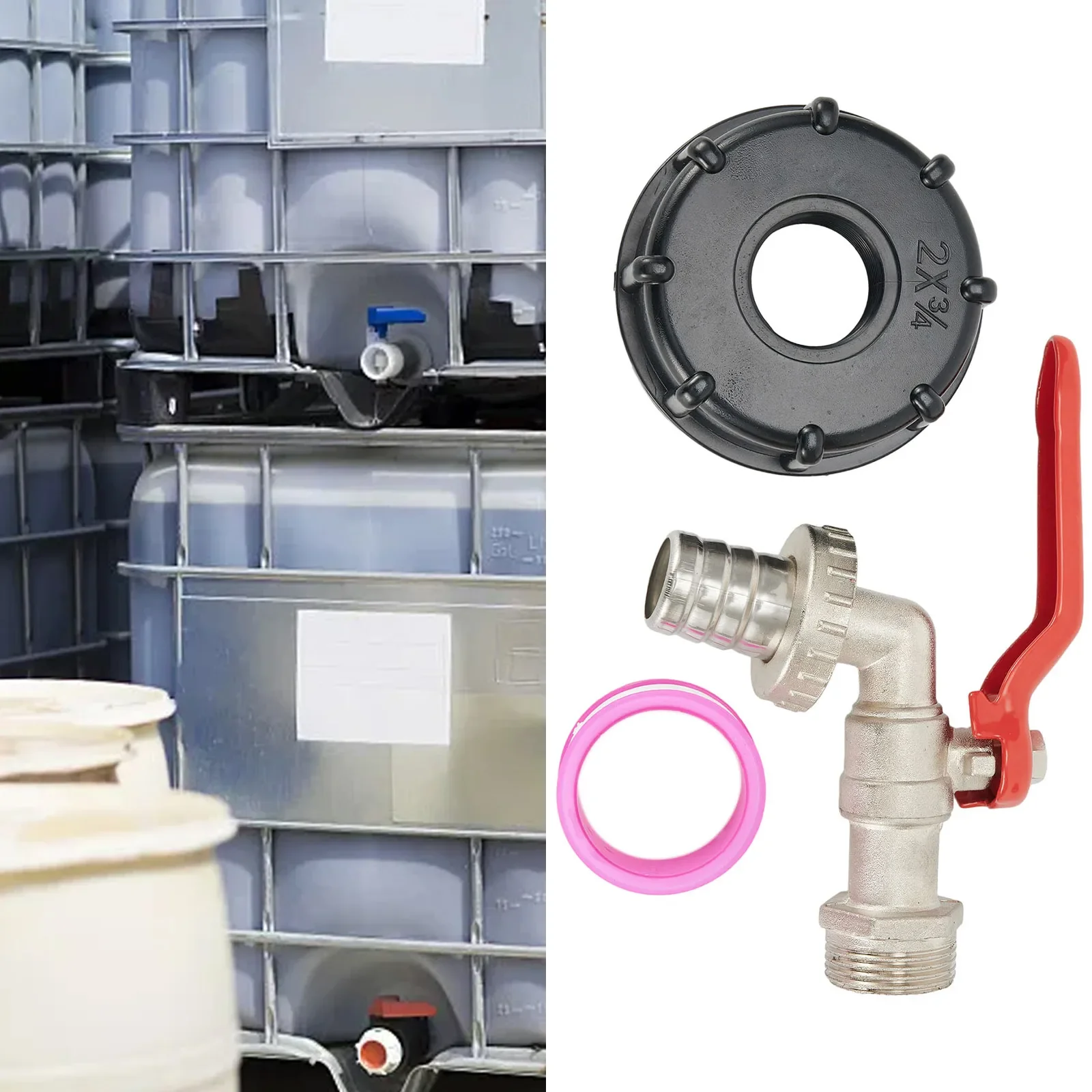 Secure and Reliable Adapter with Sealing Ring and Alloy Acid and Alkali Resistant IBC Adapter for Rainwater Harvesting