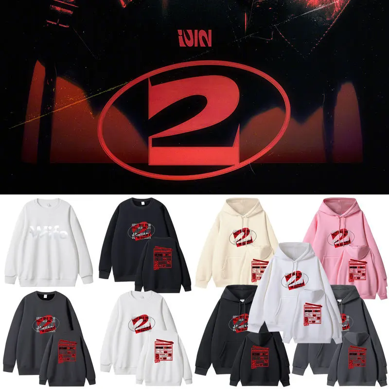 Kpop Gidle 2 Wife Men/Women Hoodie Long Sleeve Loose Casual Sweatshirt Couple Style Unisex Streetwear Top