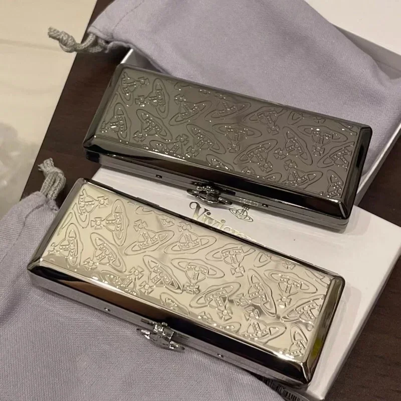 

New Alloy Metal Luxury Cigarette Storage Box Portable High Quality Personalized Design Men's And Women's High-End Gifts