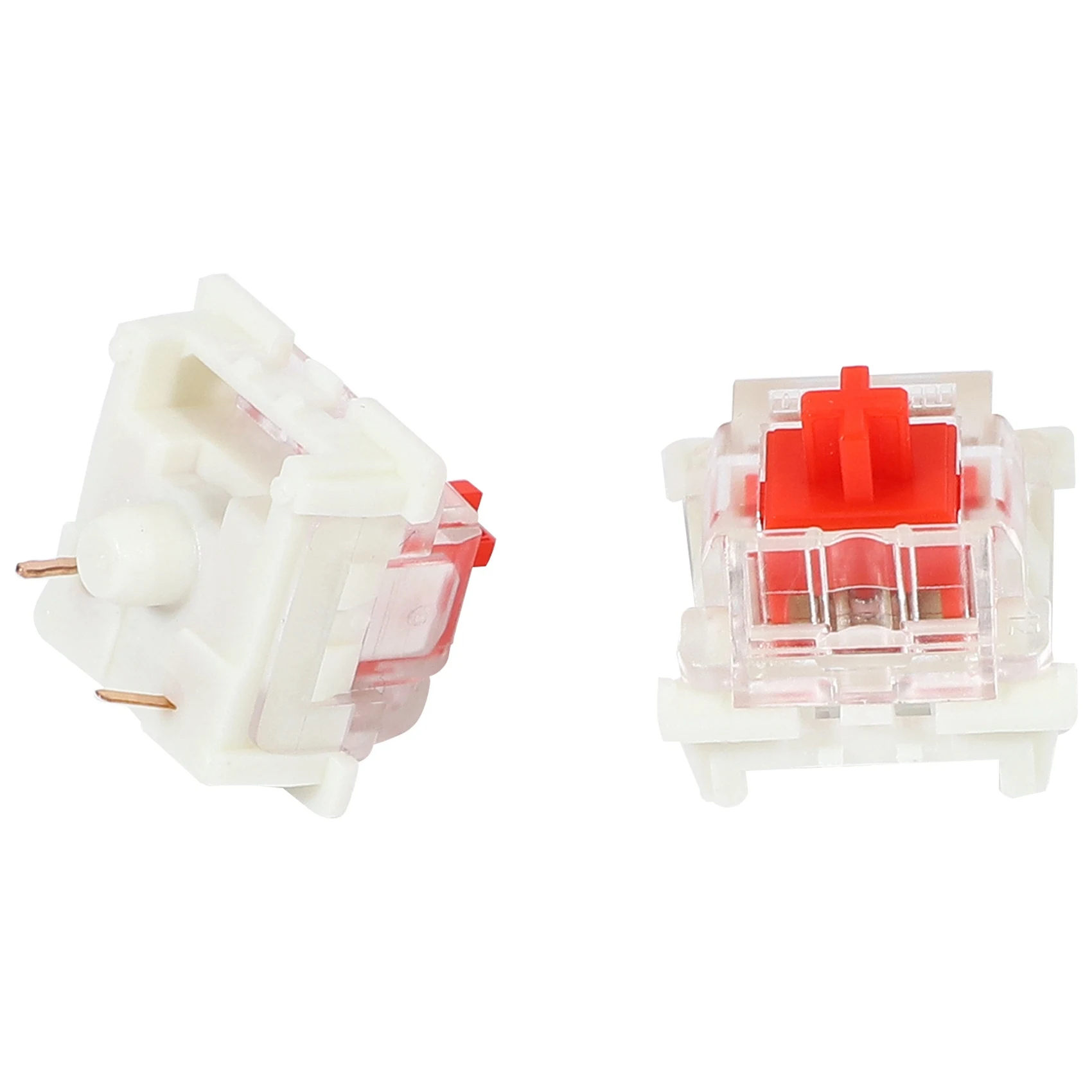 M51K-40Pcs Plástico para substituição de teclado com interruptor mecânico Cherry Red 3 pinos MX RGB
