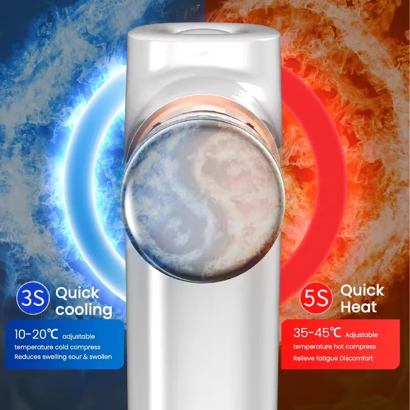 Rechargeable Deep Tissue Massage Muscle Percussion with Heat and Cold Function for Body Application