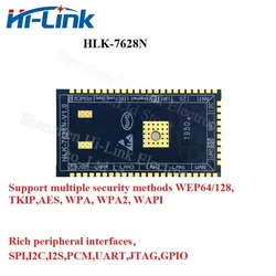 1Pcs HLK-7628N UART embedded wifi wireless MT7628 openwrt module RAM 128m flash 32M Ethernet  Original Hi-Link Router Module