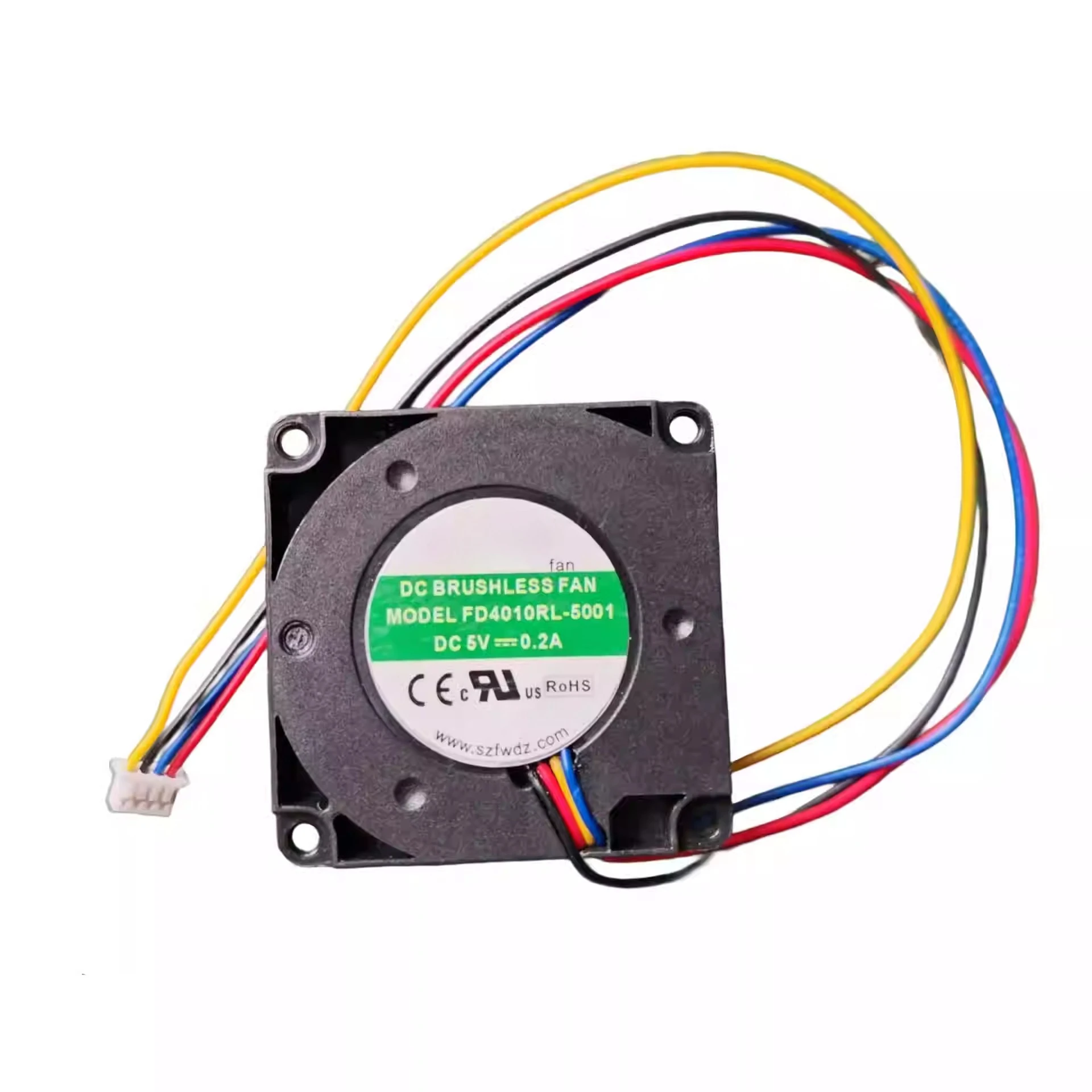 

CPU Cooling Fan FD4010RL-5001 DC5V 0.2A 4-Pin
