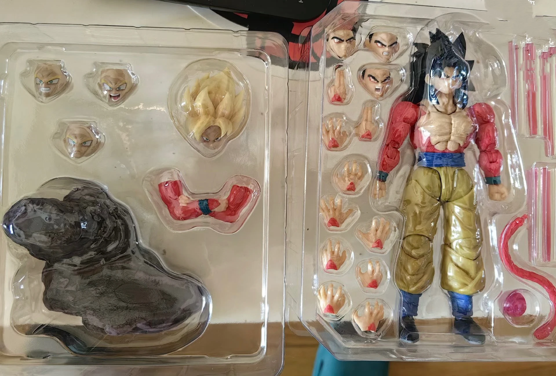 SHF لعبة دراغون بول GT سوبر سايان 4 سون جوكو جديد 3.0 فيغيتا مفصلية المفاصل المنقولة البلاستيكية عمل الشكل تحصيل اللعب 16 سنتيمتر #4