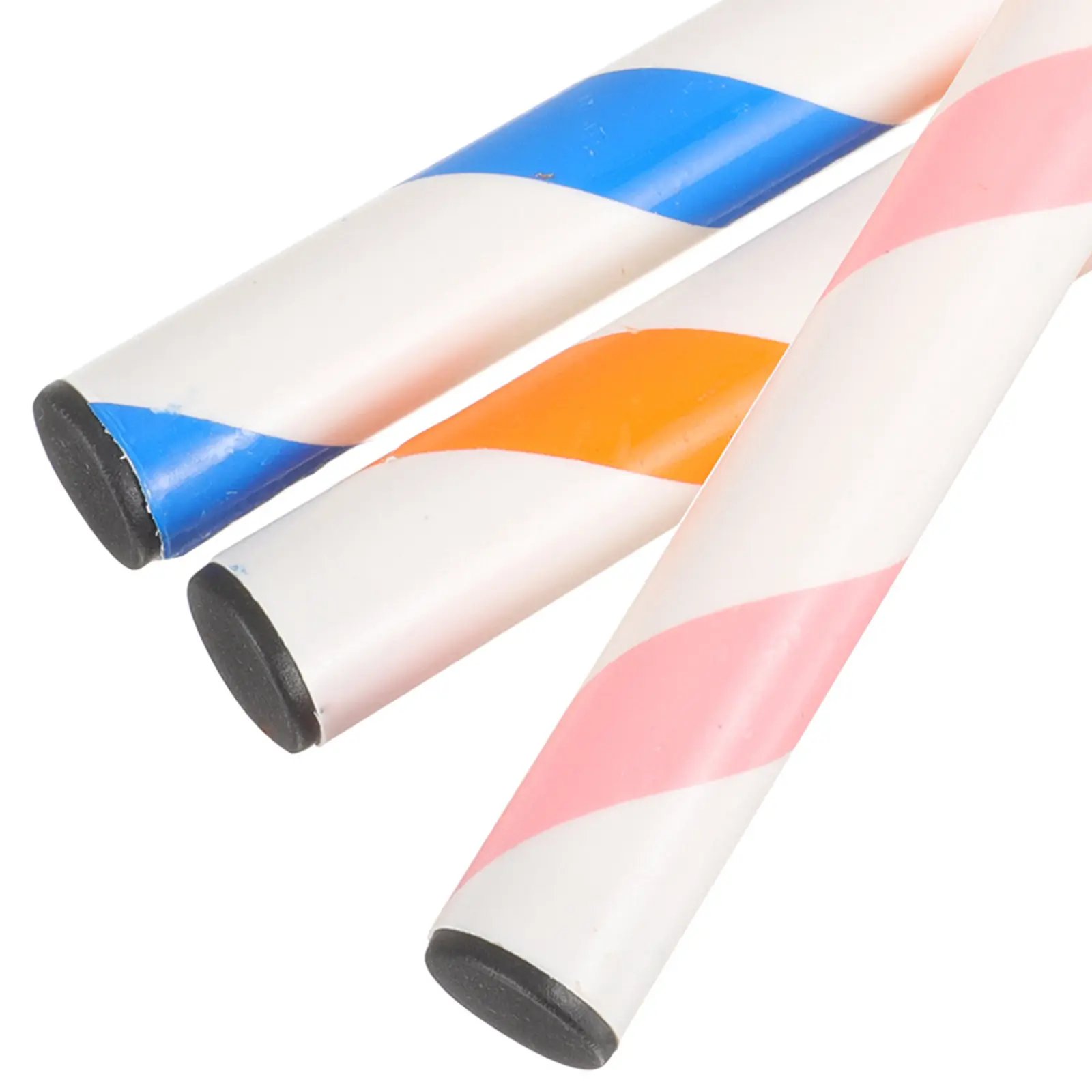 3Pcs Supple Running Race Sticks for Ergonomic Grip Anti-Skid Outdoor Sports Relay Training Sticks Lightweight Competition