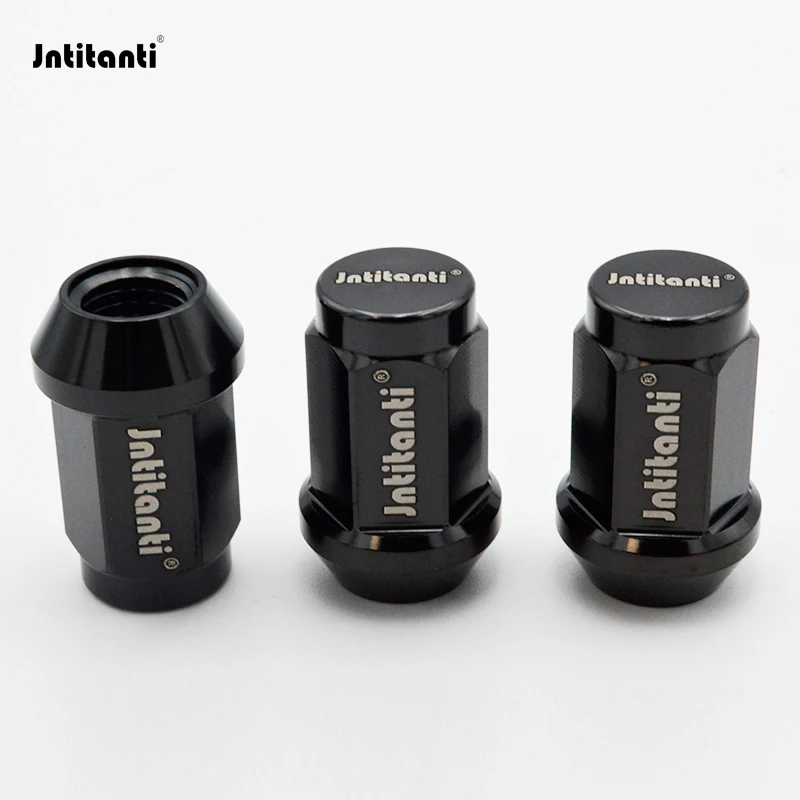 Jntitanti Gr.5 titanium 10.9 grade cone seat customized Wheel PCD Nut M12*1.5*35/50mm for Toyoto,Mazda,Honda,Acura,Scion,Lexus