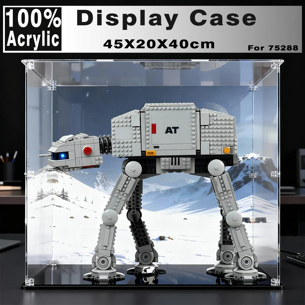 

Acrylic displaycase for lego 75288 bricks set display box for toy Building block dustproof clear showcase