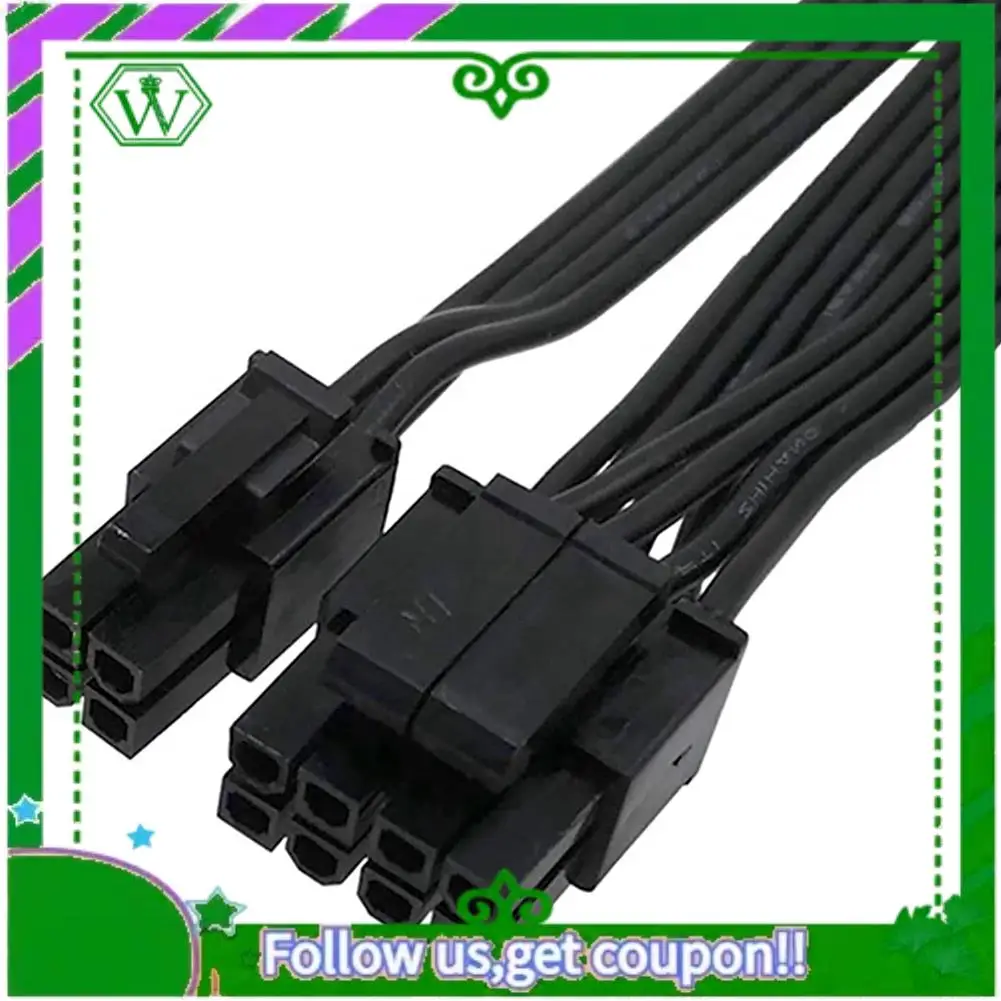 

Reliable-ATX CPU 8 Pin Male To Dual Pcie 2 X 8 Pin (6+2) Male Power Cable For Corsair Modular Power Supply (60 Cm + 20 Cm)