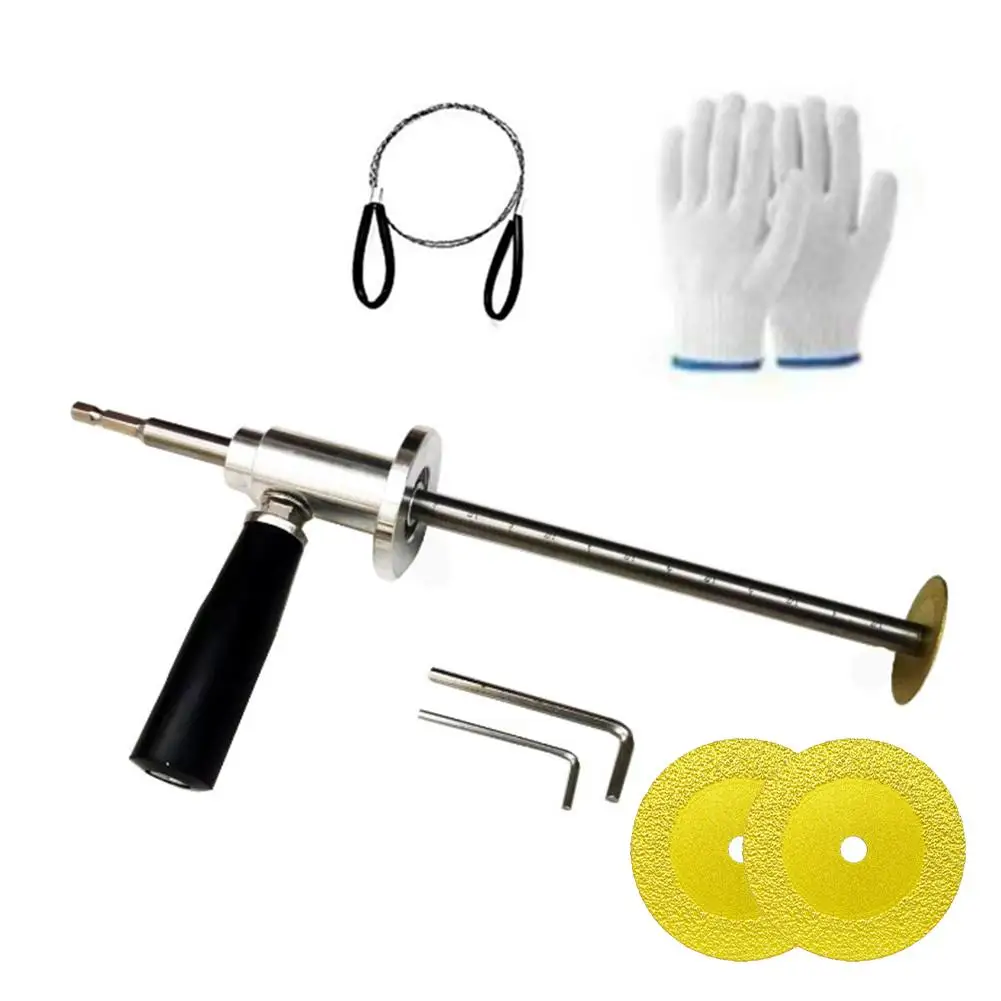 

Stainless Steel PVC Pipe Cutter Tool with 5 Blades - Adjustable Depth, Ergonomic Handle for Smooth Inside Plumbing Cutting