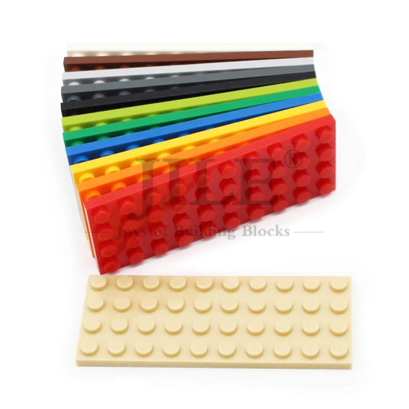 10 stks MOC 3030 Plaat 4x10 Baksteen Bouwstenen Klassieke Onderdelen DIY Bouwsteen Compatibel met Creatieve Constructie speelgoed