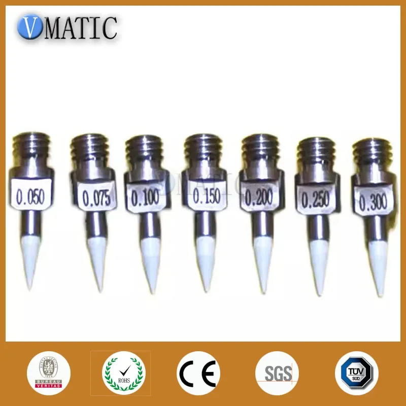 Free Shipping Musashi Split-Type High Precision Glue Dispensing Head Ceramic Microporous ASM Coating Adhesive Nozzle Tip