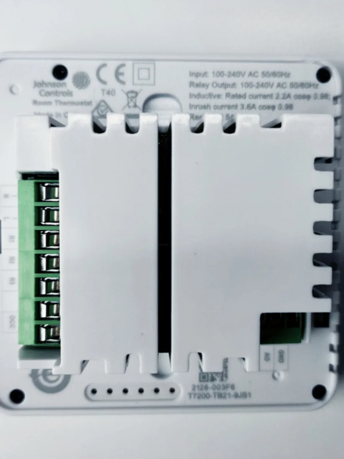 T7200-TB21-9JS1/- TF20-9JS0/- TB20-9J00 LCD thermostat underfloor heating panel