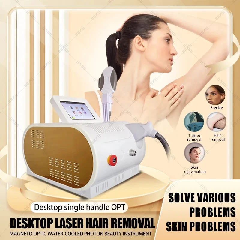 OPT IPL Pulse Laser Hair Removal Machine Whitening Skin Acne Treatment Laser Skin Rejuvenation Painless For Salon