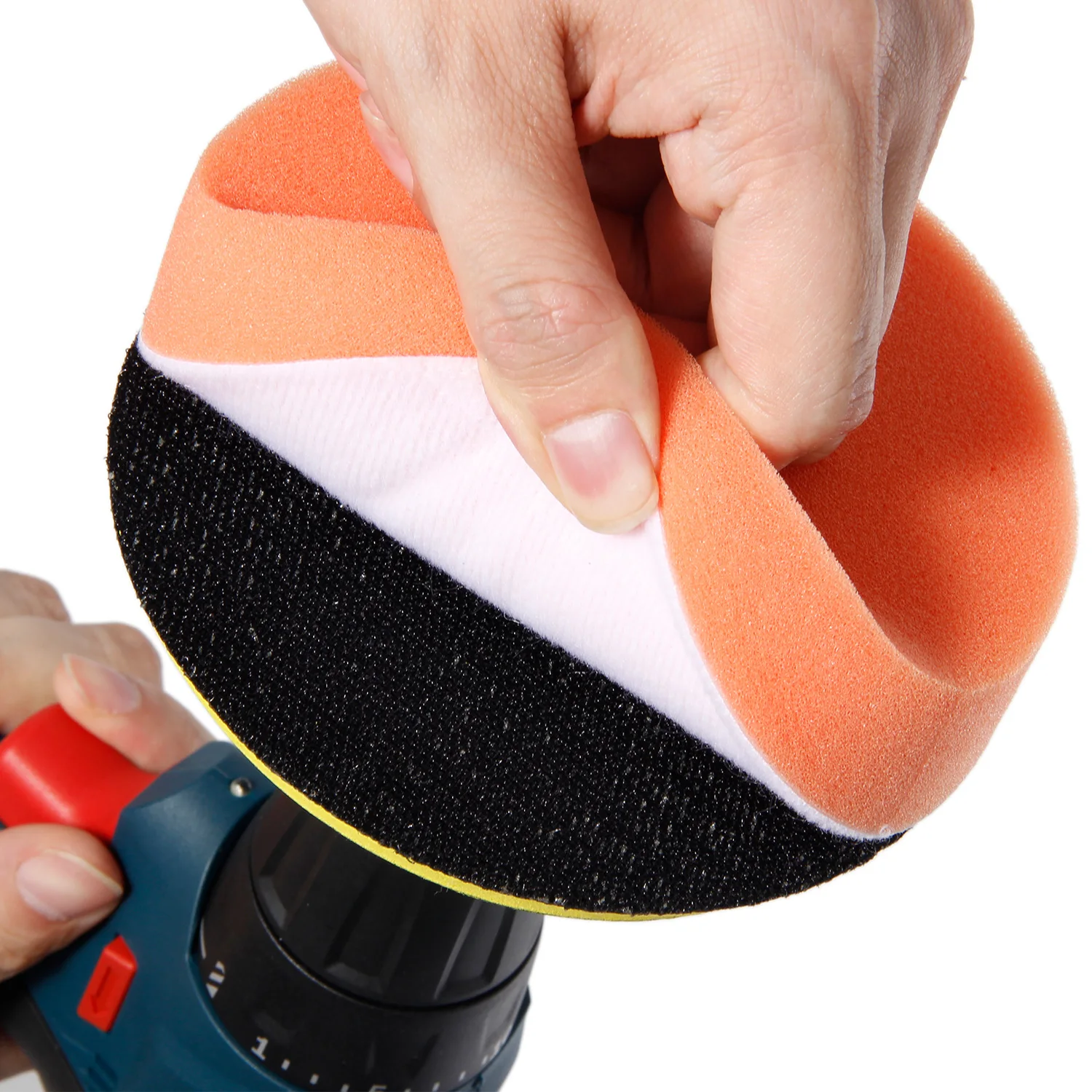 3 Inch 75mm Car Polishing Sponge Kit Buffing Waxing Pad Abrasive Disc Foam Pads For Auto Polisher Headlight Refurbish Detailing