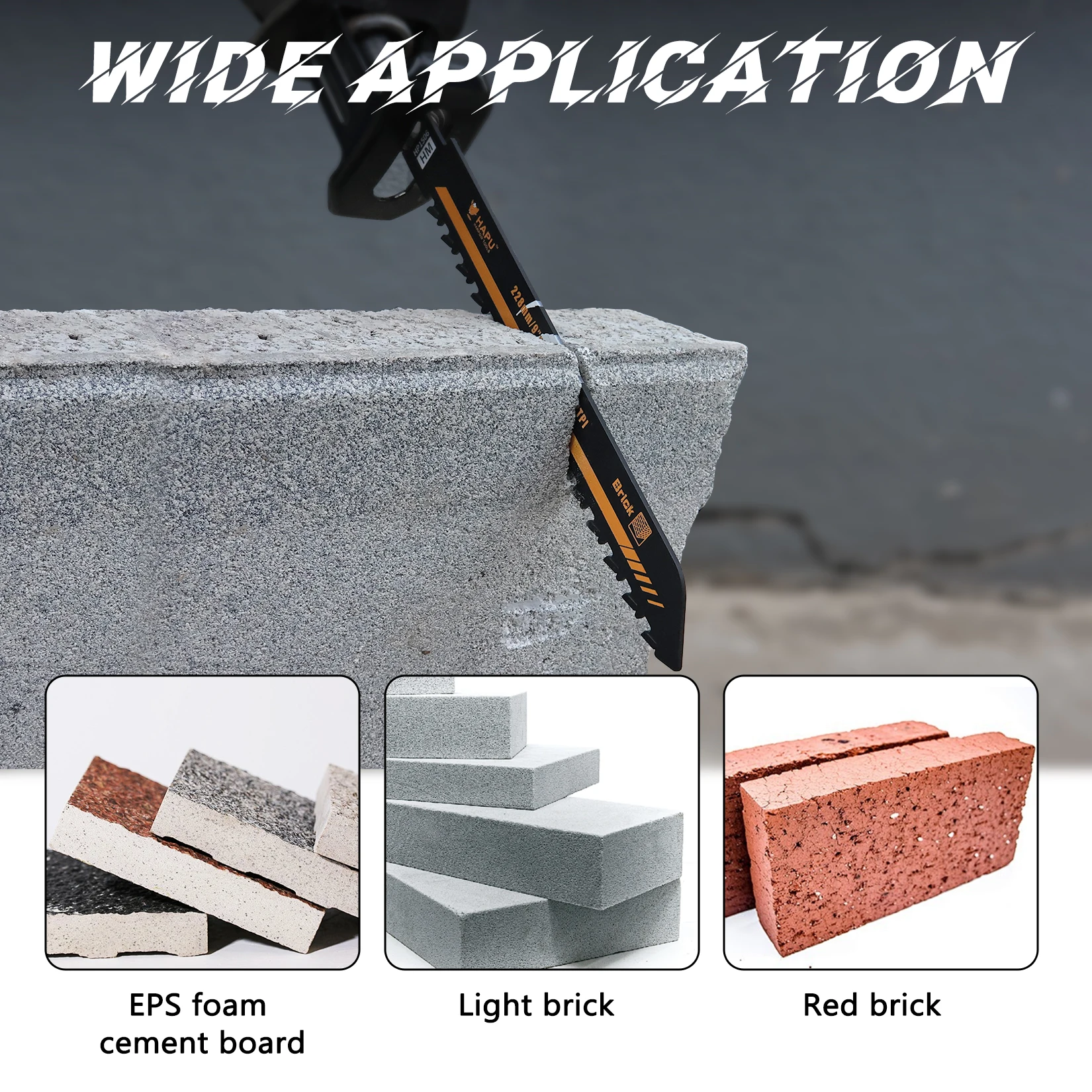 HAPU 2PCS Lâmina de Serra Sabr - Brick Cutting Saw avaliação e preço