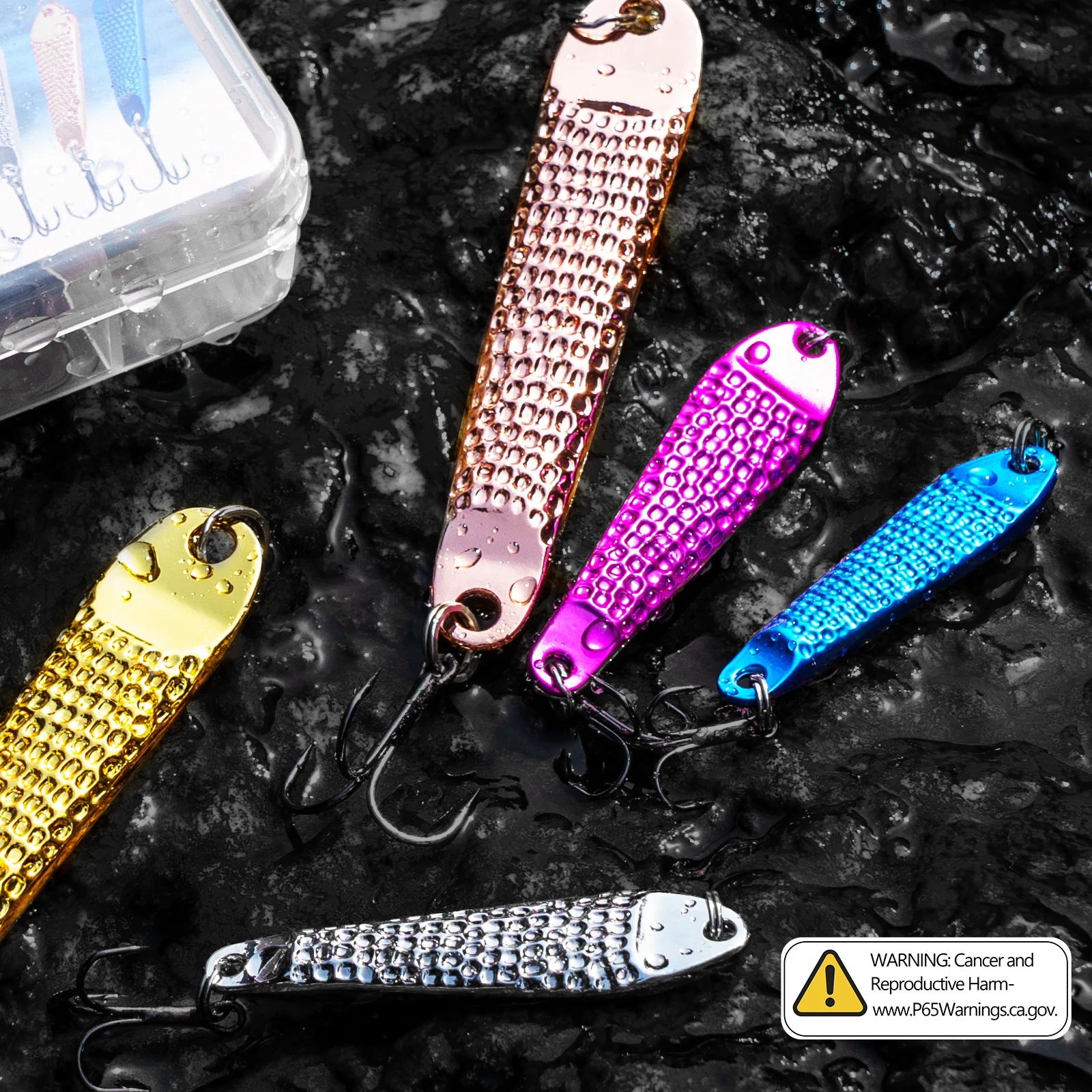 

5pcs 14g 18g 28g 45g 56g Metal Spinner Spoon Trout Lure Wobblers Artificial Hard Bait Spinner Sequins Fishing Lures For Pike