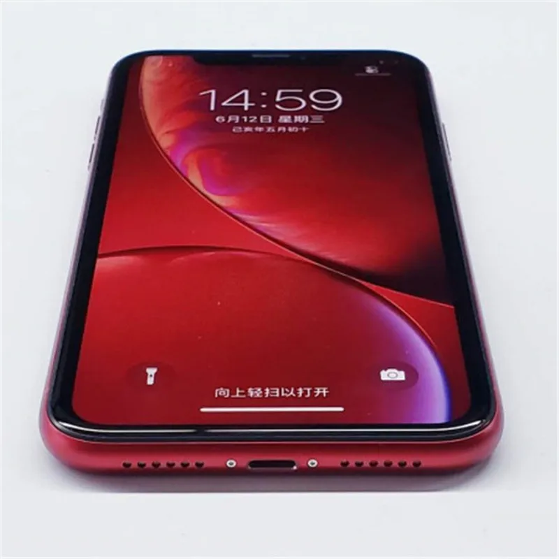 هاتف Apple-iPhone XR غير مقفول ، هاتف محمول ، ذاكرة وصول عشوائي 3 جيجابايت ، ذاكرة قراءة فقط 64 جيجابايت ، 128 جيجابايت ، 256 جيجابايت ، 4G LTE ، 6.1 ، سداسي النواة ، 12 ميجابكسل ، بصمة إصبع ، مستعمل