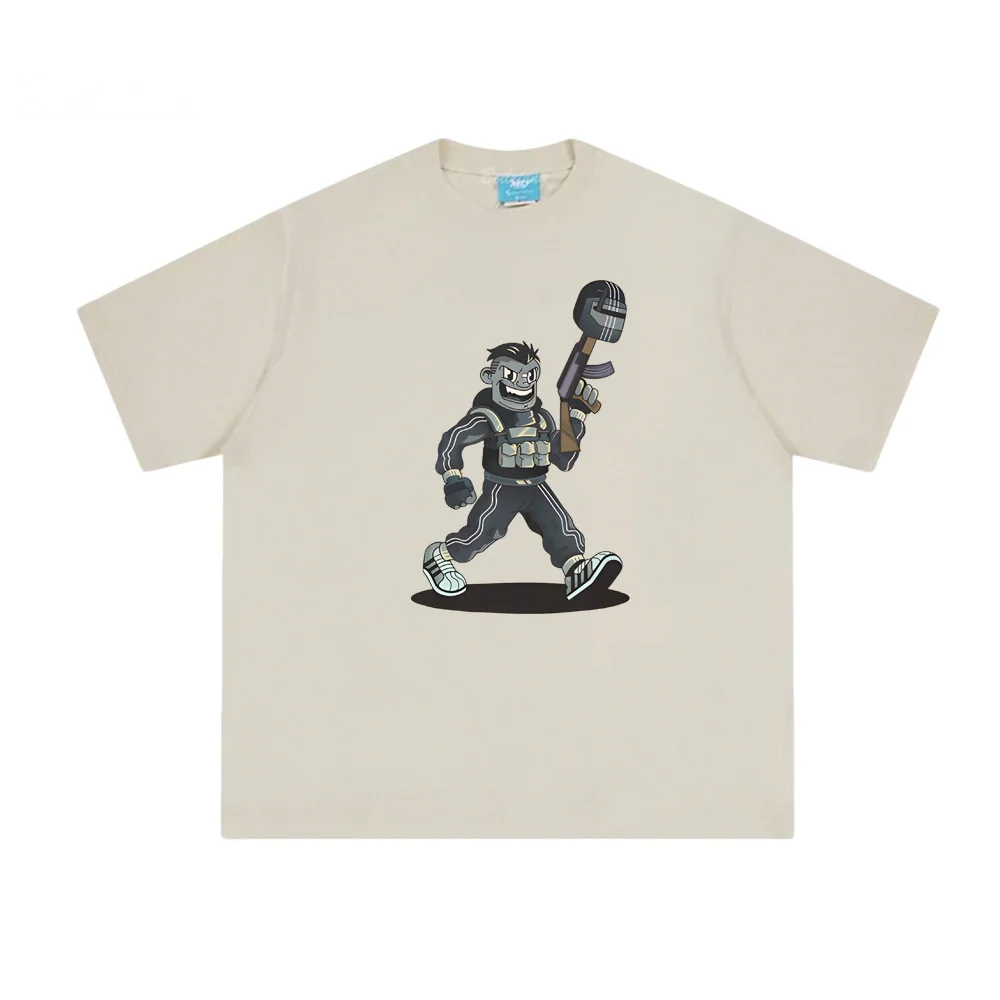 

Escape from Tarkov High Quality Comfortable TOPS Horror Game Graphic Printing Summer 100%cotton Gaming Long Sleeve UnisexT-shirt