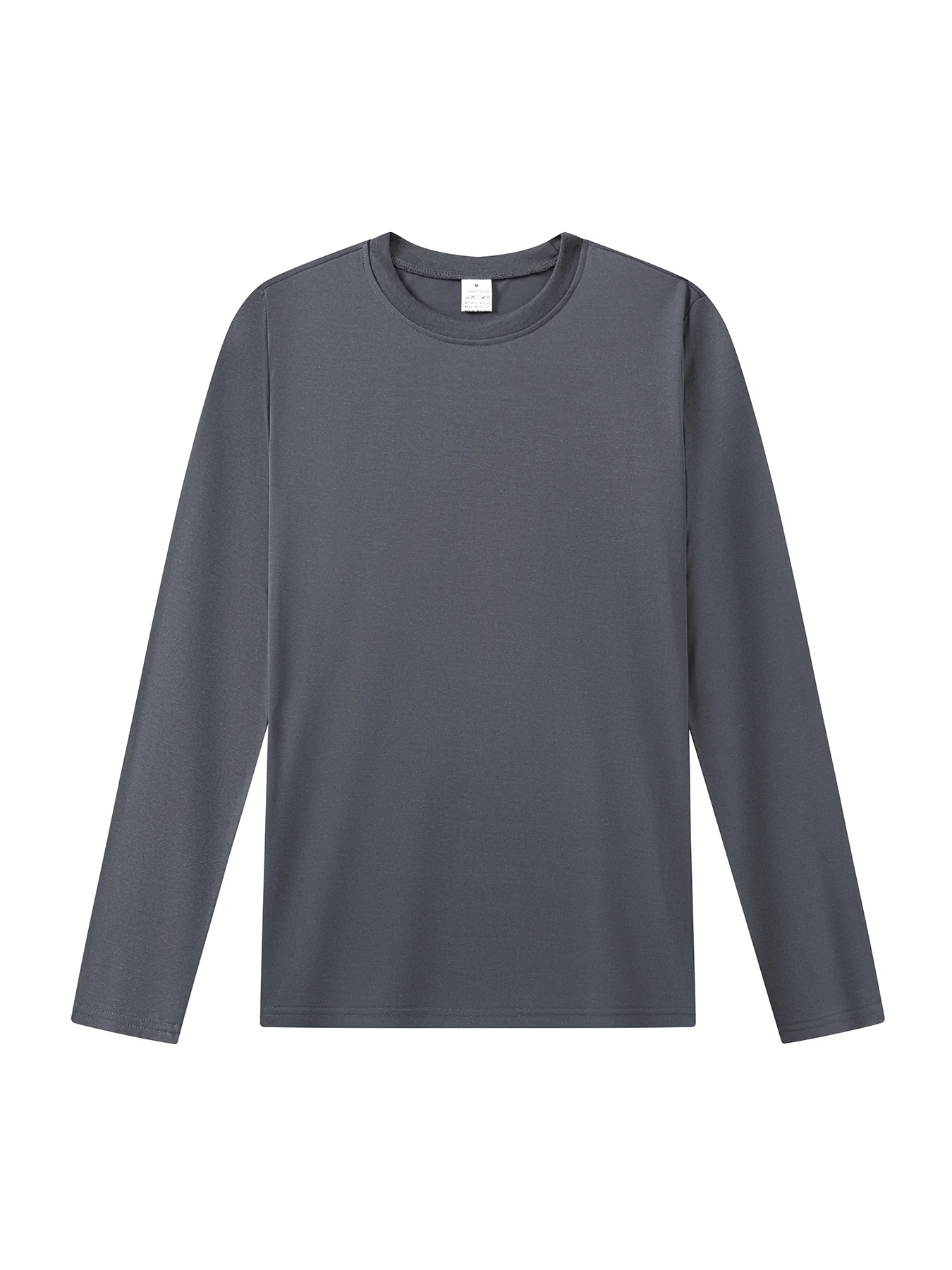 Frühling Sommer Herren Langarm T-Shirts Casual Rundhals Soft Tees Tops Männer Sport Bequeme vielseitige Basics T-Shirts – Detail 2