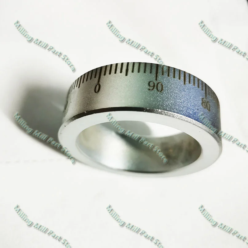 0-100 Dial Outer Diameter 50x Inner Hole 38x Thick 15mm Scale Ring 45# Steel Machine Tool Accessories Accurate Durable