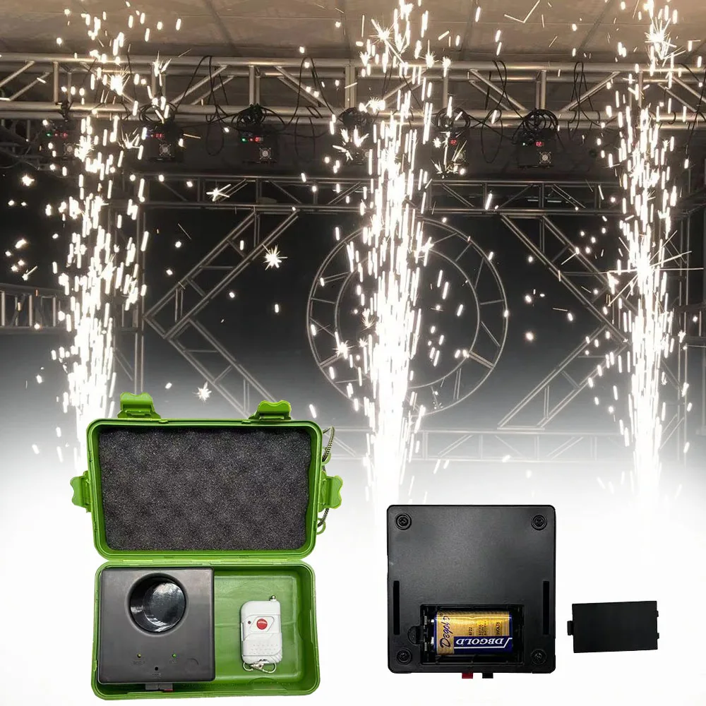 

Cold Fountain Wedding Machine Remote Control Stage Cold Fountain Machine Cold Sparkler Shooter