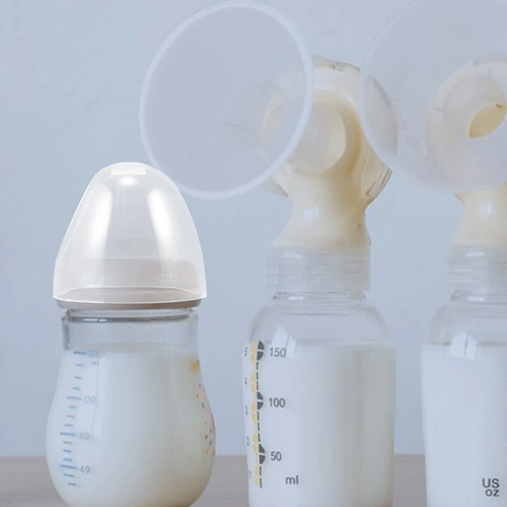 

8 pcs Baby Bottle Cap Accessories Wide Mouth Dust Cover Feeding Bottles Replacement Plastic Water Sealing Cap Lid Universal