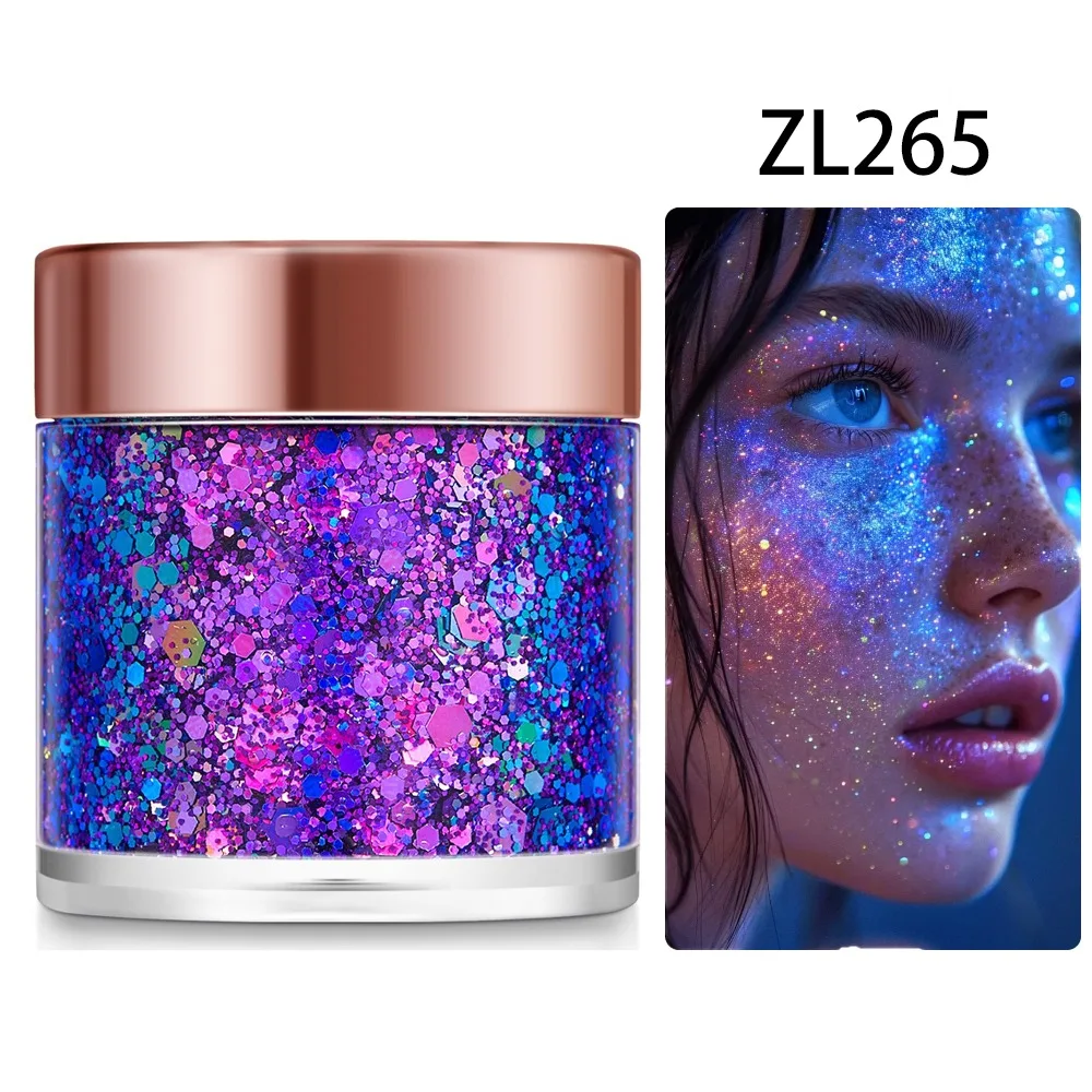 

Chameleon Glitter Gel Sequins Shimmer Face Make Up Decorations Highlighter Glitter Long-Lasting Easy To Use