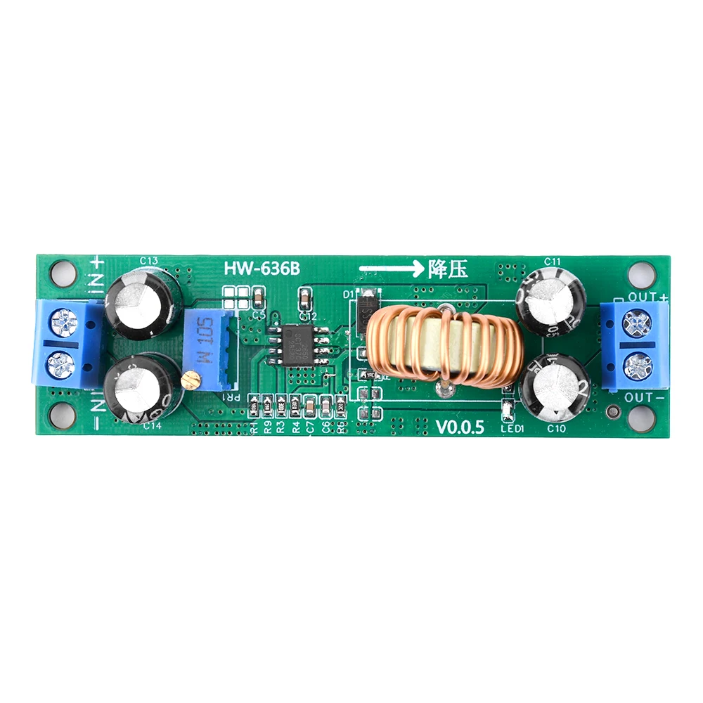 DC-DC 6.5V-60V to 1.25V-30V 5A Adjustable Car Charger Regulator Step Down Buck Converter Power Supply Module