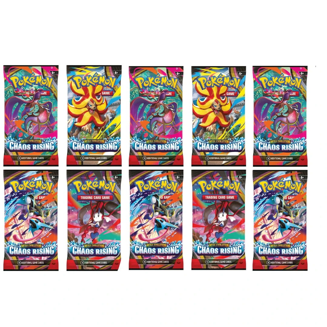 2026 Pokémon Kaarten Chaos Rising Booster Box 36 Pakketten 360 Kaarten Engels TCG Verzamelbaar Trading Card Game Speelgoed voor Kinderen Cadeau