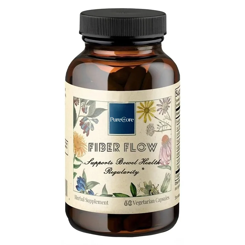 Fiber Flow, Supporting Healthy Digestive Function, Intestinal Health and Regularity, 60 Capsules