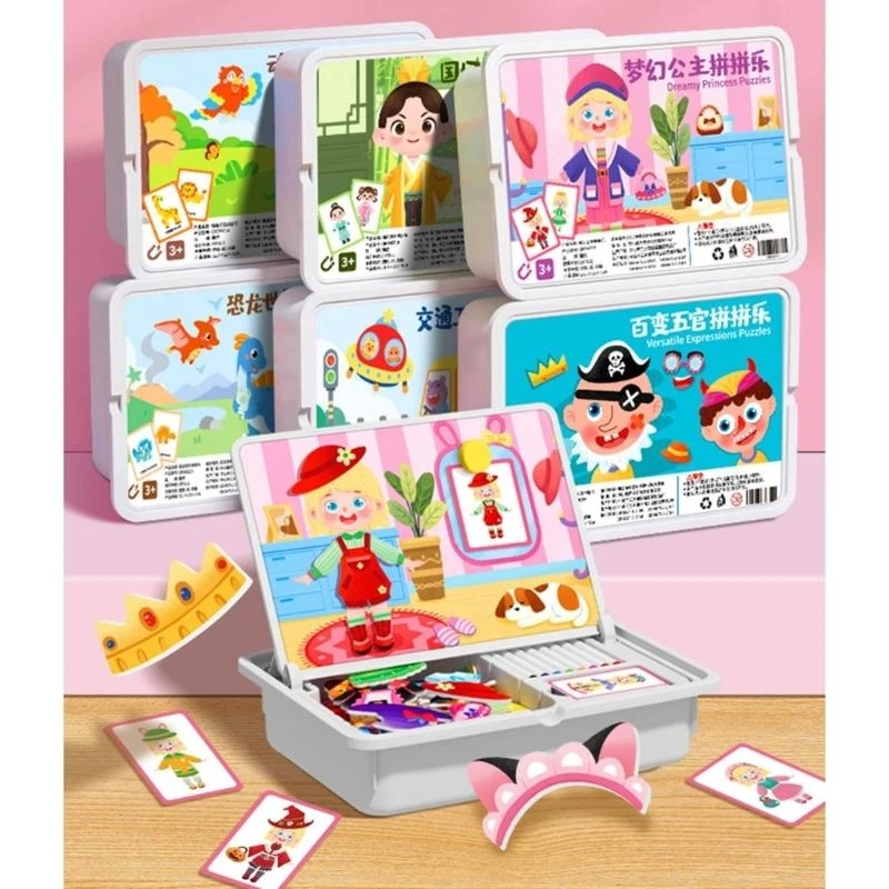 

Educational Outfit Changing Game for Kids Creative Development Portable Design Durable Puzzle 15UB