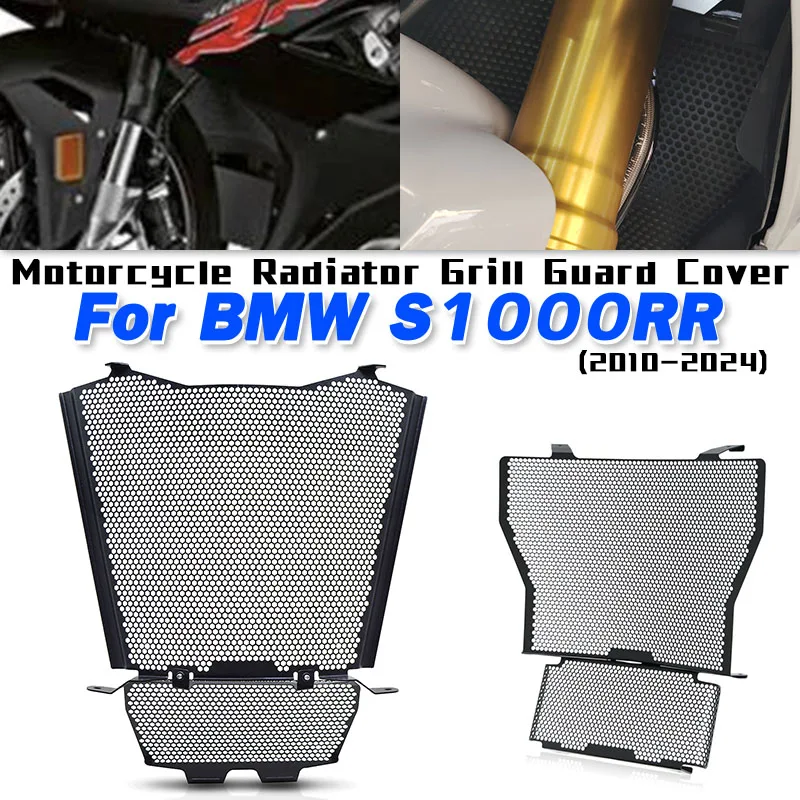 For BMW S1000RR 2010-2024 Motorcycle Radiator Grill Guard Protection Cover Engine Cooling Protection Cover Fit on BMW S1000 RR