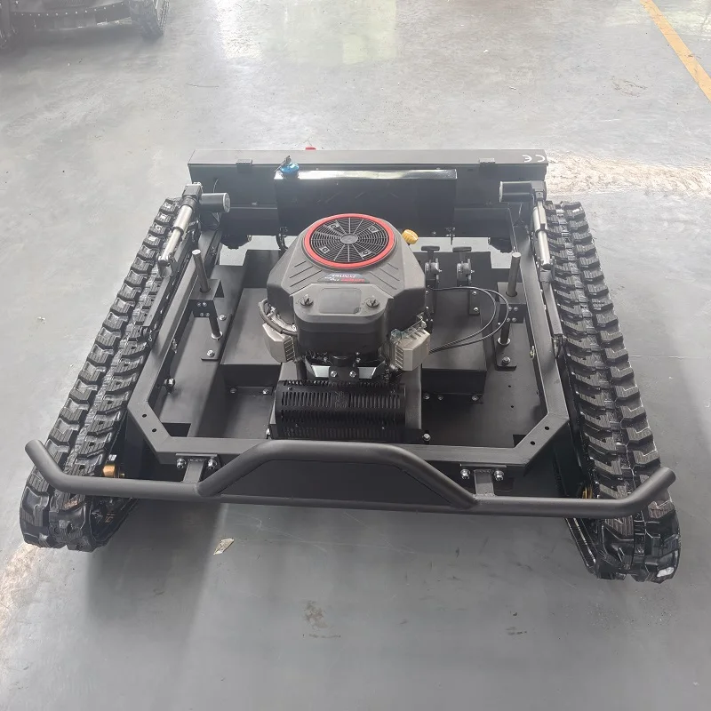 Remote Control Lawn Mower,1200mm Cutting Width ,Waterproof Design for Large Fields10-70°All-terrain Crawler Mower