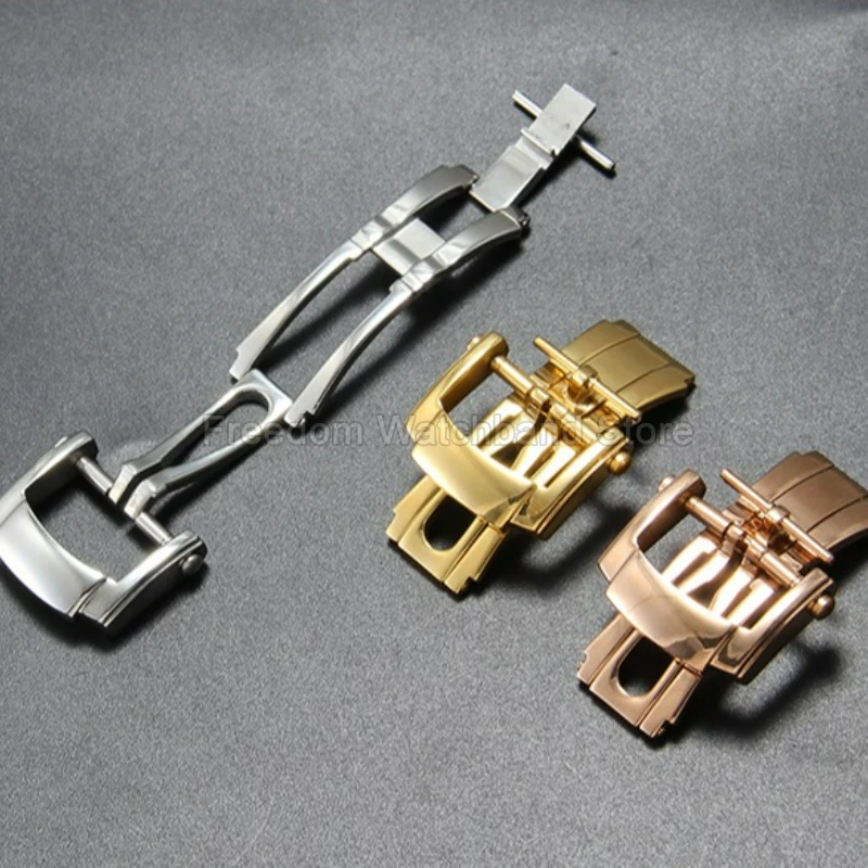 Stainless Steel Special Butterfly Clasp for Patek Philippe Nautilus 5726 5980 5711 Watch Accessory Safe Lock Anti Sweat Polished