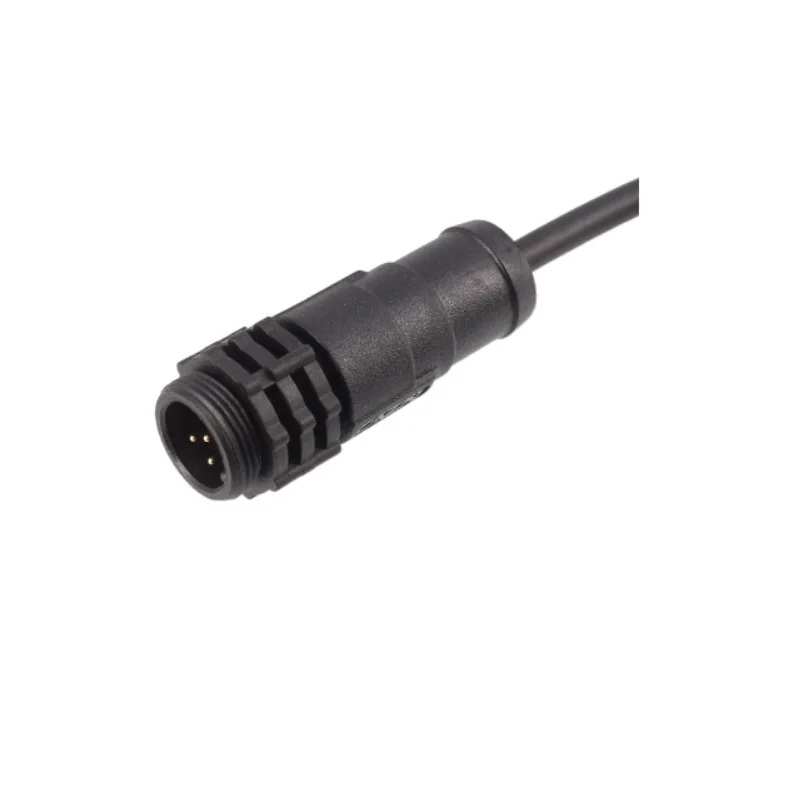 5/8 E10 2 3 4 5 6 7 8 10 12 B2 B3 B4 pin waterproof ip67 connector cable threaded straight male overmolded mating plug