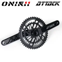 ONIRII Road/Gravel Crankset Crank 165/170/172.5/175mm Chainring 46 30T 50-34T 40T 42T for 9 10 11 12 Speed Road Bicycle ONIRII