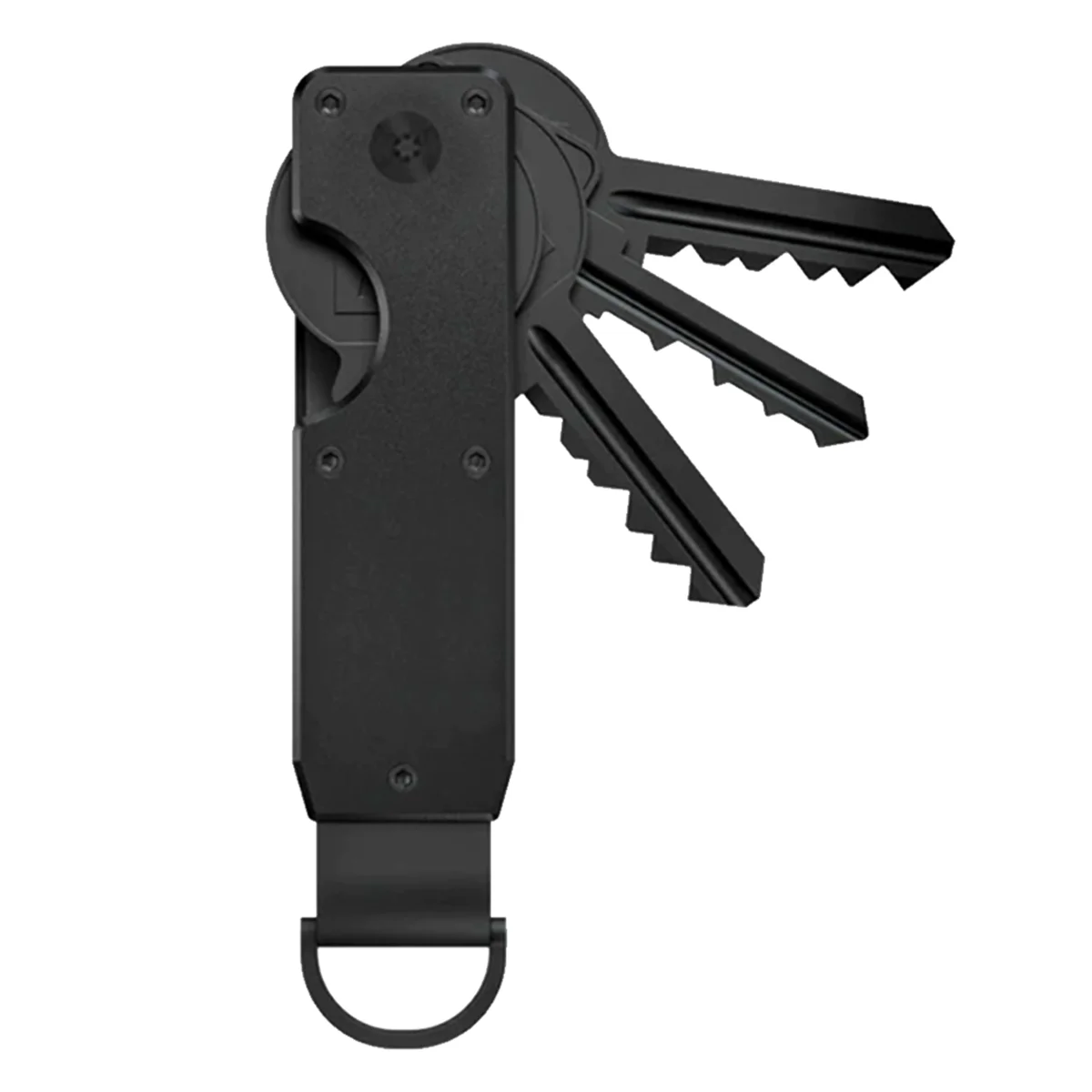 AAA87 Bloco Anti-Roubo de Alumínio Homens Chave Organizador Metal Chaveiro Mulheres Minimalista Chave Caso Titular