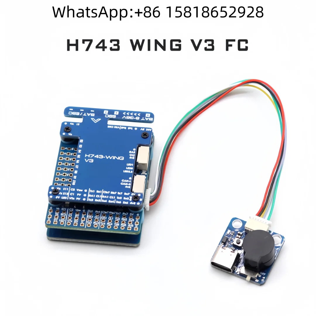 1pcs MATEK H743 WING V3 Fixed-Wing Flight Controller 2-8S Dual Gyroscope Supports Dual Cameras