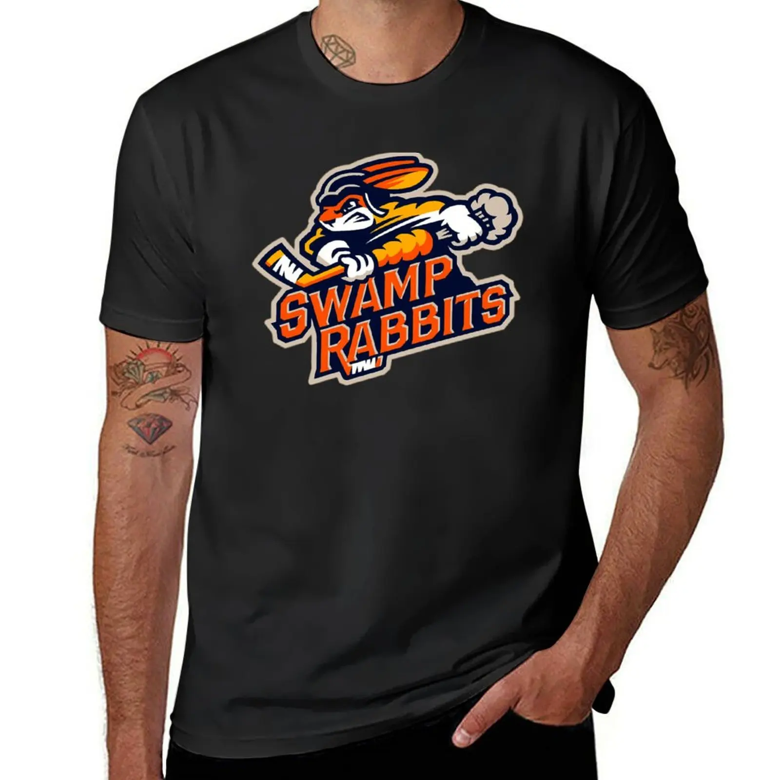 

Greenville Swamp Rabbits T-Shirt summer top basketball graphic tees Funny t-shirt blanks mens white t shirts