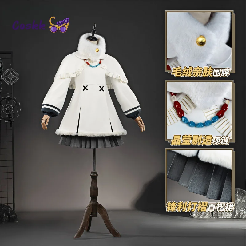 

Game Arknights Pramanix‌ Cosplay Costume Women Sweet Dress Uniform Halloween Carnival Christmas Party Play Role Clothes New