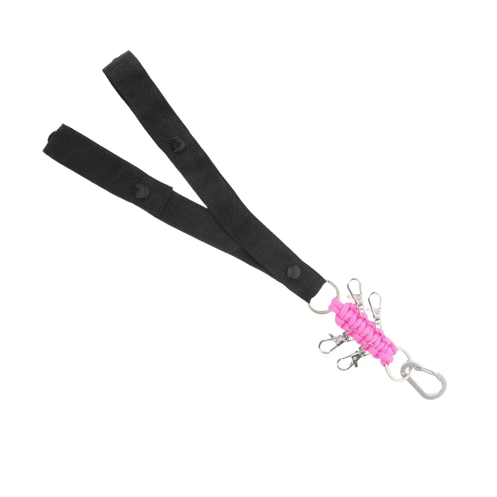 Cheerleader Pom Pom Holder Strap Snap Button Backpack Hanging Pompoms Holder Outdoor Sports Cheer Carrier Bag Accessories