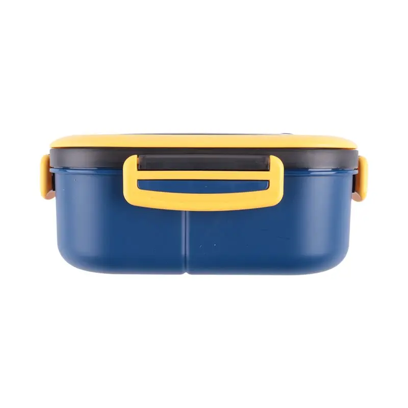 VOFUN-Bento Box Adult Lunch Box, 1200ML Double Layer Lunch Box With Spoon & Fork High Capacity Food Containers, Leakproof