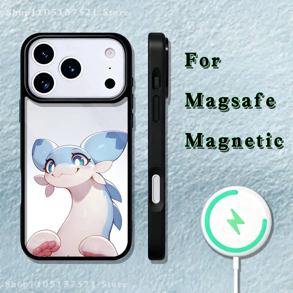 Casing Ponsel Game P-Palward C-Chillet Untuk iPhone 17,16,15,14,13,12,11,Pro,Max,Plus,Mini,SE4,E Pengisian Daya Nirkabel Magnetik Magsafe
