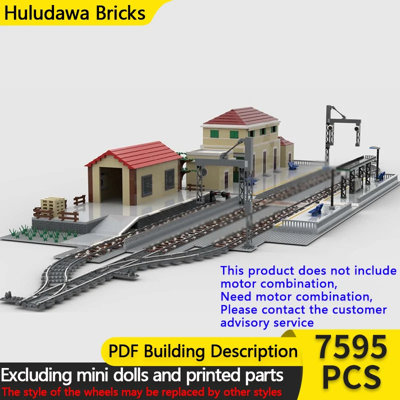 

Модель City Street View MOC, строительные кирпичи, станция вторичной линии, модульная технология, детские праздничные подарки, сборные игрушки, костюм