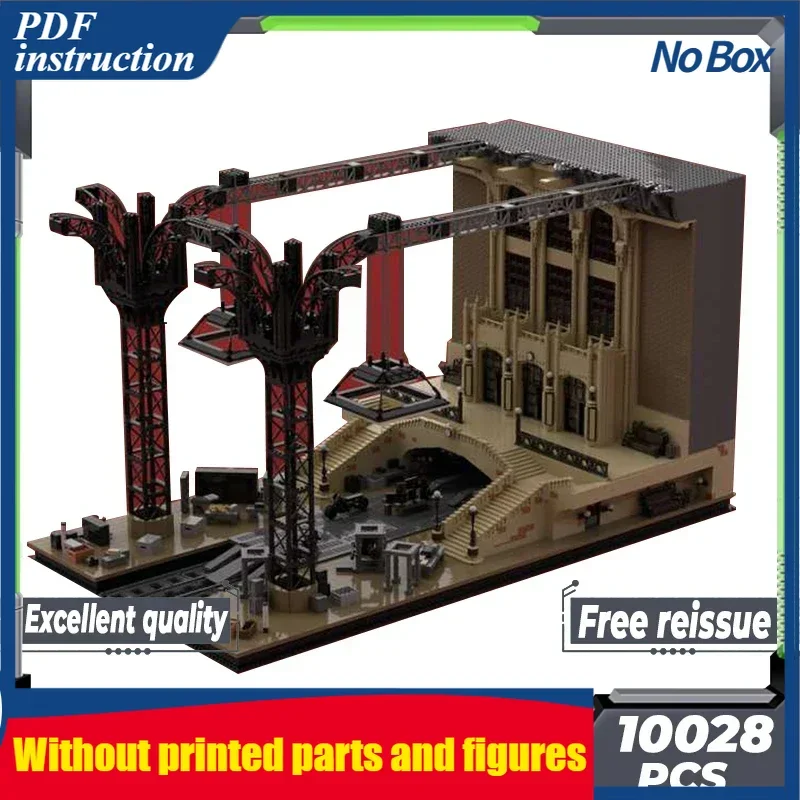 

Популярные фильмы летучей мыши, модель Moc, строительные кирпичи, летучая мышь, клеммная станция, технологические блоки, подарки, игрушки, наборы «сделай сам», сборка, Рождество