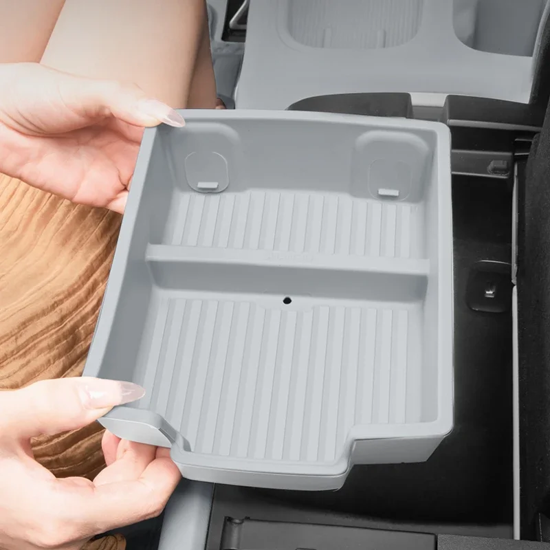 

Для NIO ET5T/ET5 2023-2025 подлокотник с центральным управлением, ящик для хранения автомобильных аксессуаров, двухслойный подлокотник, органайзер для хранения