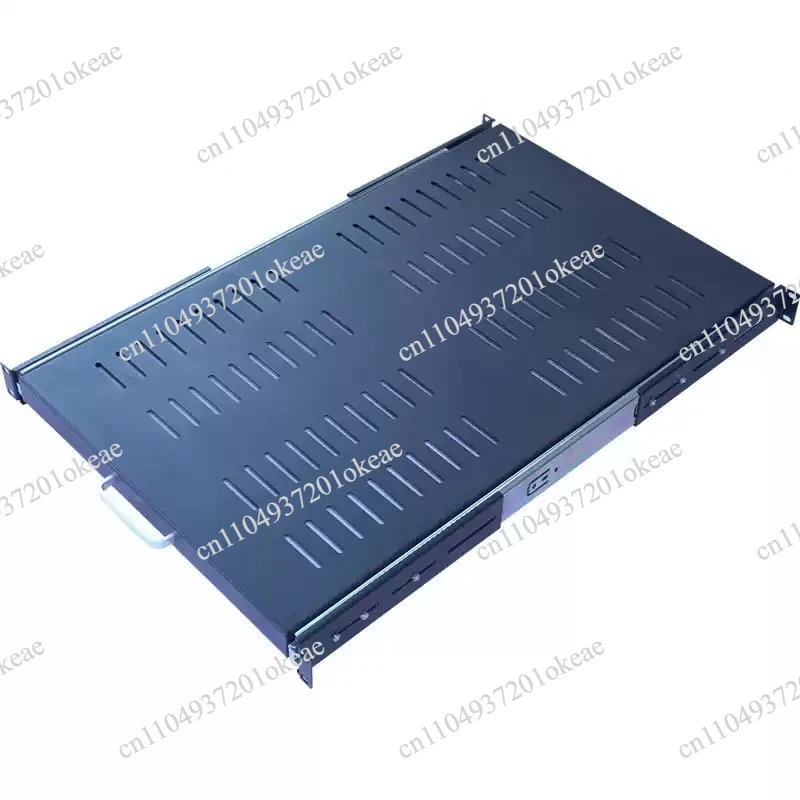 19 Inch 1U Server Rack Keyboard Tray | Heavy Duty Sliding Shelf & Drawer Panel System