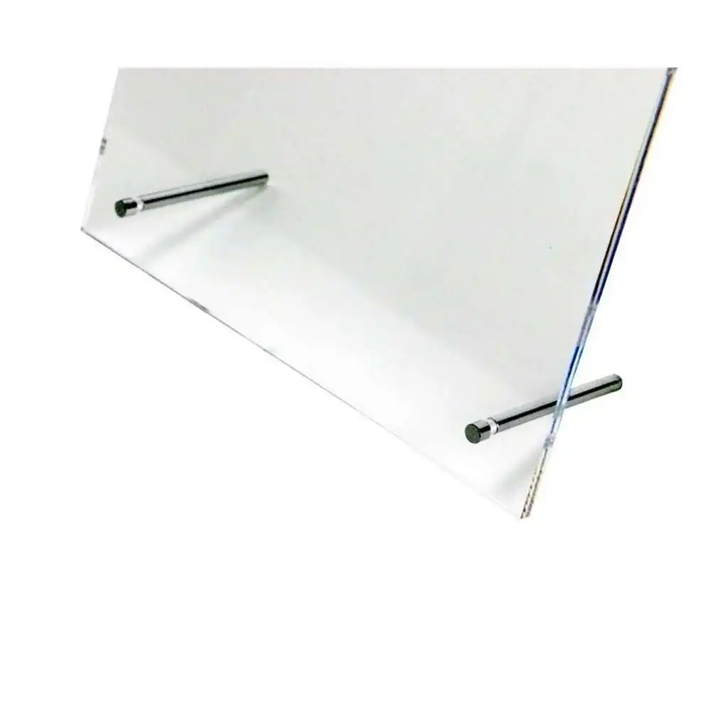 1PCS A5 Acrylic Photo Stand L Desk Sign Tag Label Holder Table Menu Poster Picture Frame Literature Certificate Display