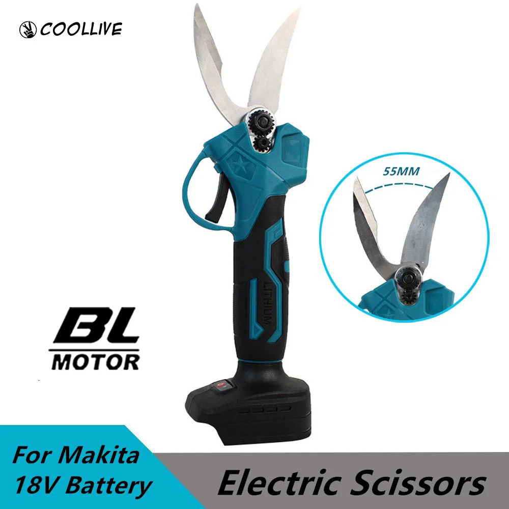 brushless-electric-pruning-shears-pruner-electric-scissors-bone-meat-vegetable-cutter-pruner-power-tools-for-makita-18v-battery