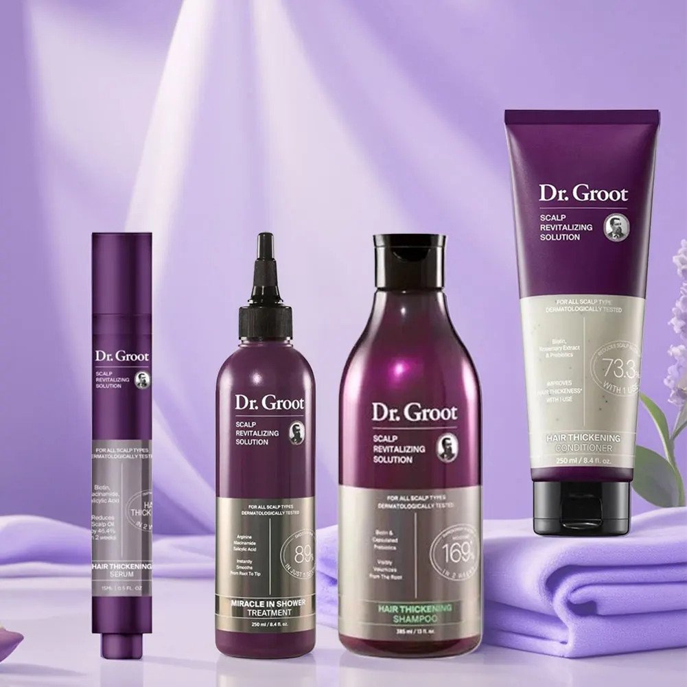 

Набор Dr.Groot: шампунь и кондиционер против выпадения волос, глубоко питающий, для контроля жирности, от перхоти, с эссенцией для роста волос, укрепляющий волосы